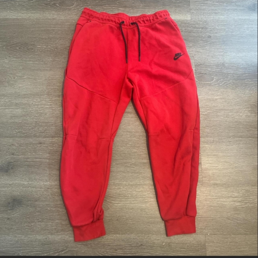 Nike SportswearTech Fleece tracksuit University Red - Picture 4 of 7